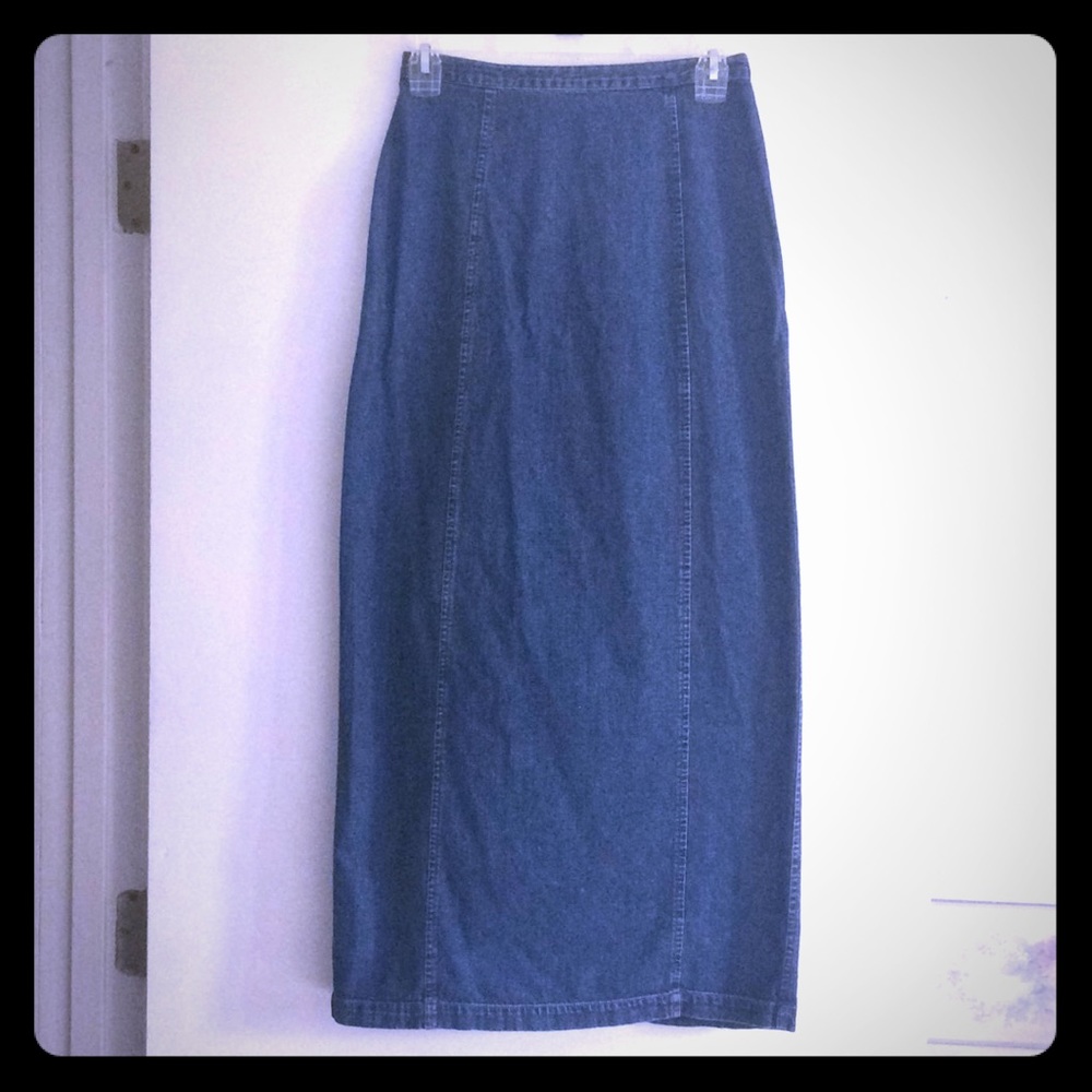 Vintage denim skirt